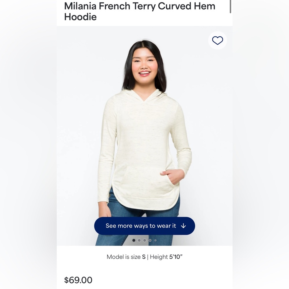 Women’s hooded long sleeve shirt